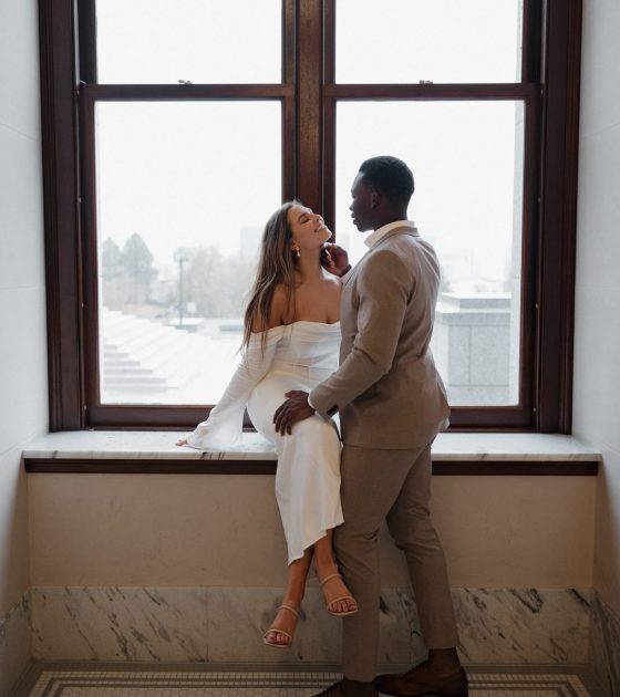 Fun and Sleek Capitol Building Bridals