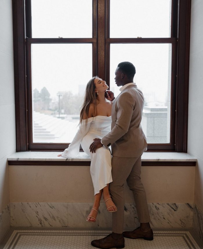 Fun and Sleek Capitol Building Bridals