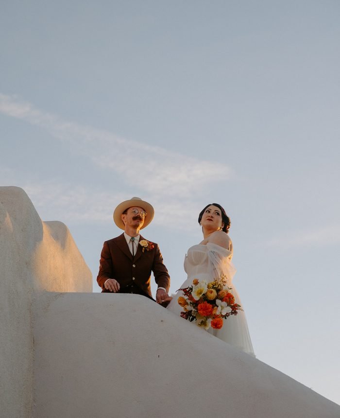 Sunset Colored Floral Wedding at The Stakeout