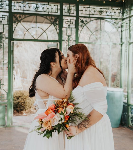 Cozy and Colorful Wedding at Denver Botanic Gardens