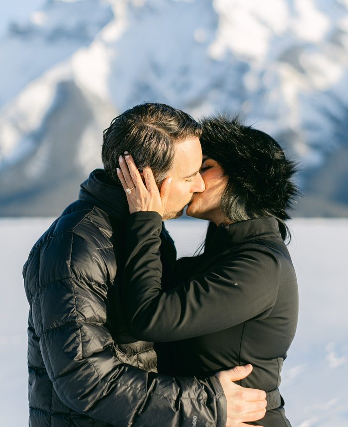 A Magical Winter Surprise Proposal in Banff