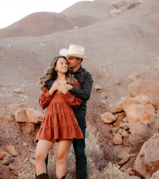 Western Charm Fall Engagements in New Mexico