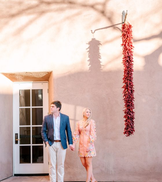 Charming Adobe Engagements in Santa Fe