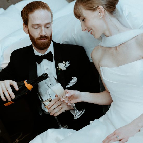 A Romantic Candlelit Alberta Wedding