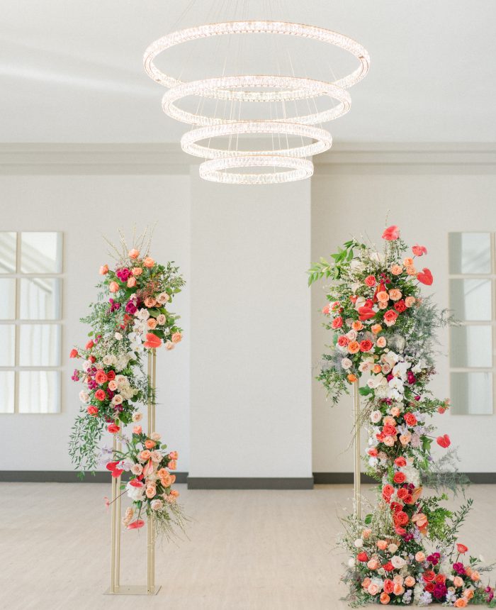 Modern Parlur Wedding Inspiration Bursting with Colorful Hues