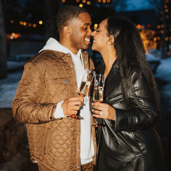 A Magical Winter Wyoming Proposal