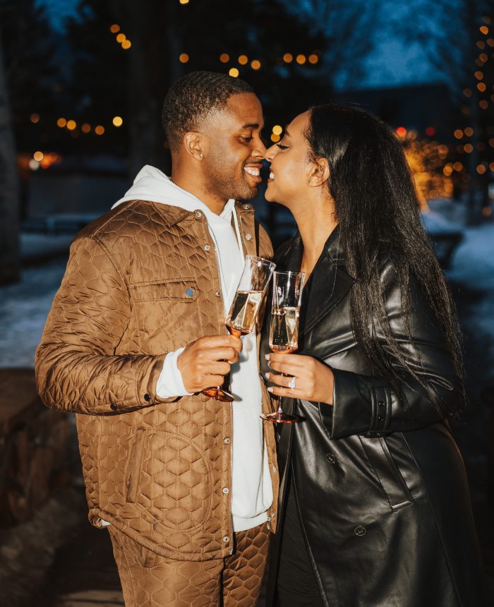 A Magical Winter Wyoming Proposal