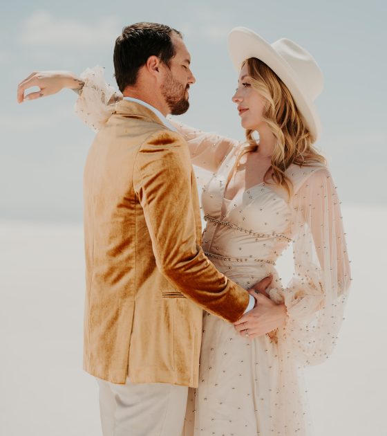 Romantic Editorial with Radiant Hued Florals