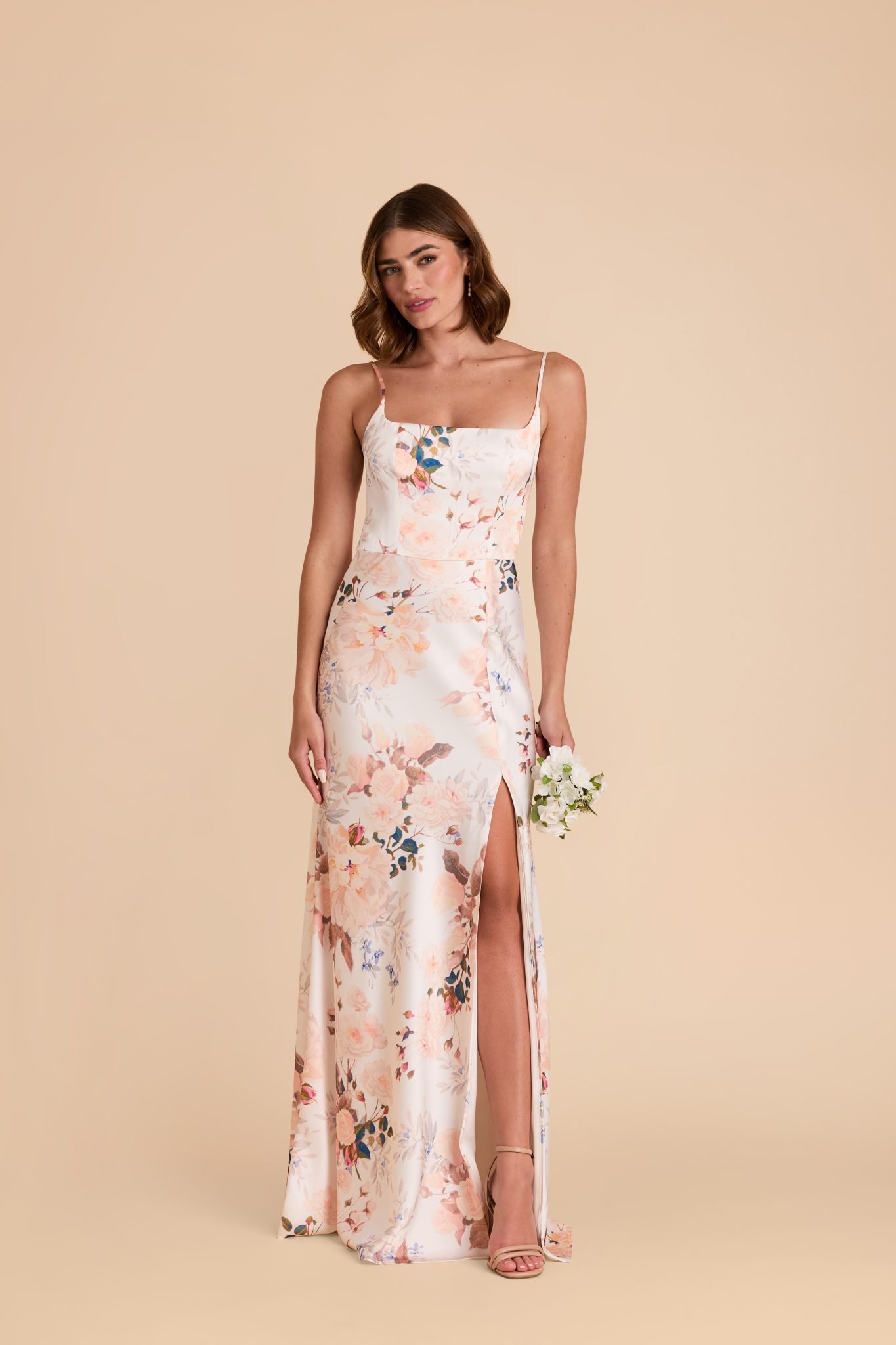 birdy grey floral bridesmaid dresses Pressed Floral Bridesmaid Dress Chiffon Size 1X