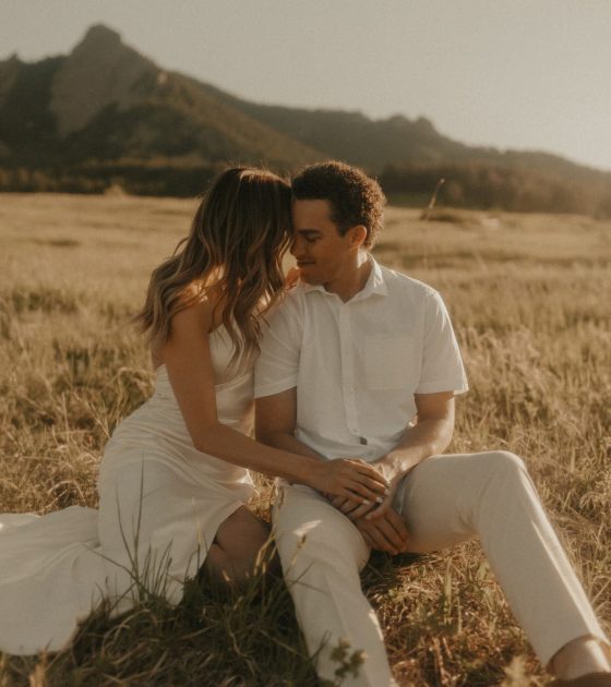 Serene and Sun-Drenched Colorado Engagement Session