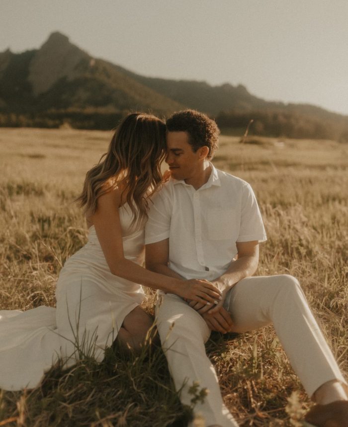Serene and Sun-Drenched Colorado Engagement Session