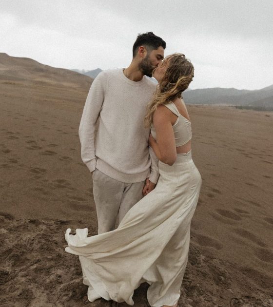 Sand Dunes Engagement Filled with Romance and Adventure