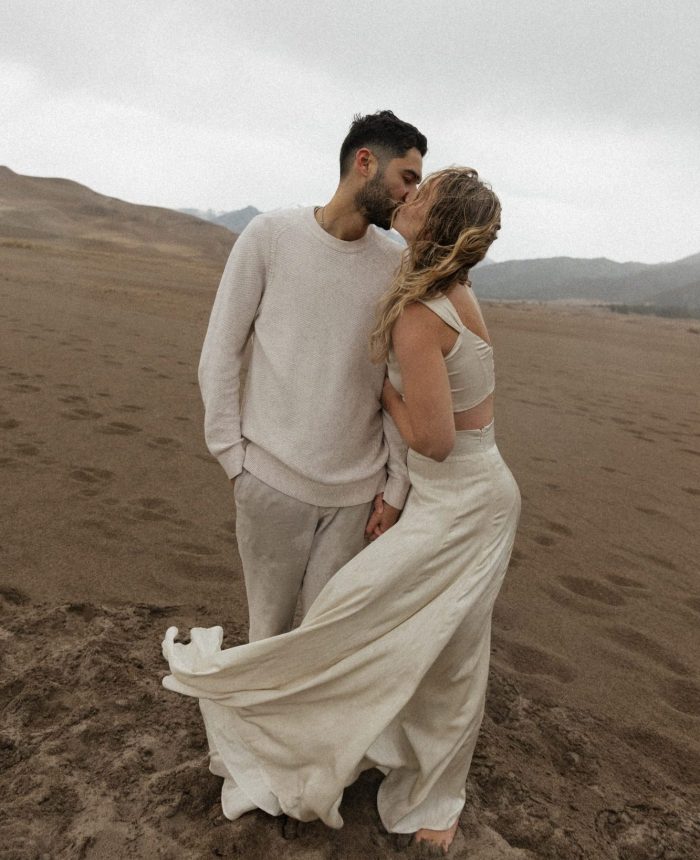 Sand Dunes Engagement Filled with Romance and Adventure