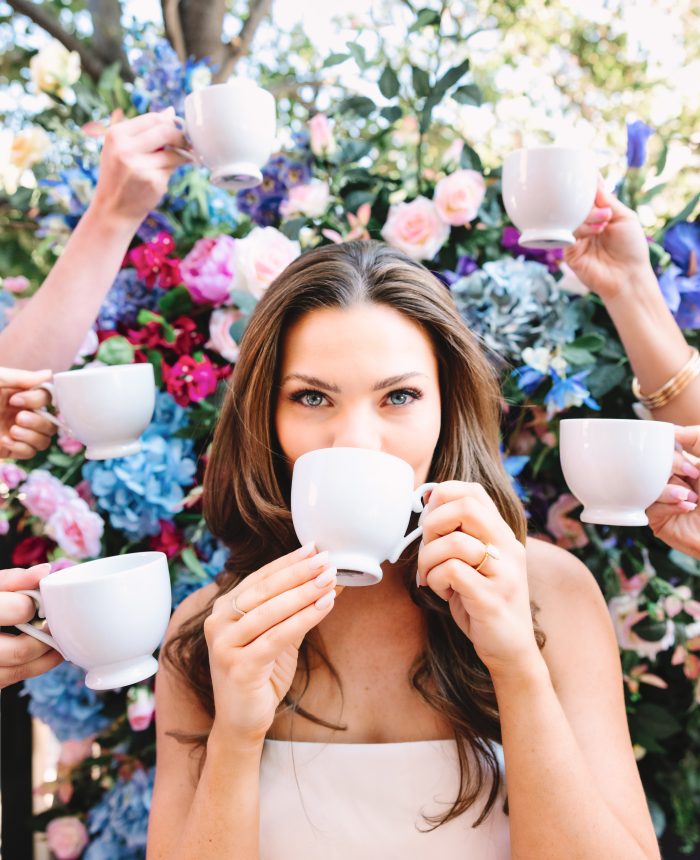 Dainty and Delightful Tea Time Styled Shoot in Golden
