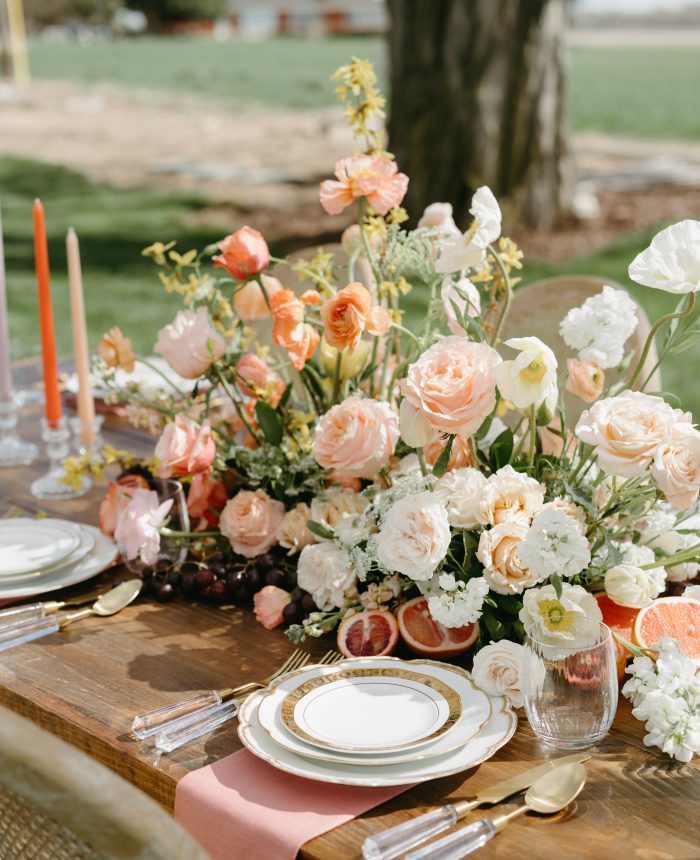 Idaho Peach Perfection Wedding Inspiration