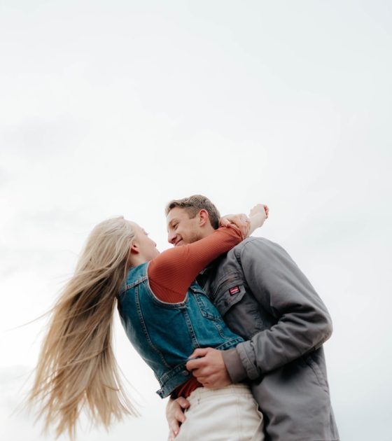 Endearing Springtime Engagement Session in Wyoming