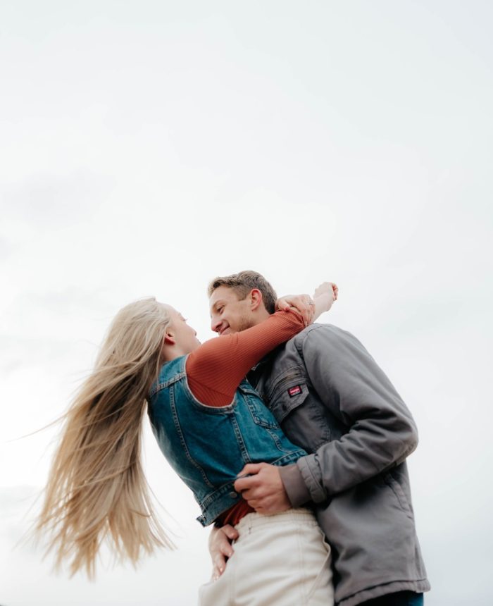 Endearing Springtime Engagement Session in Wyoming