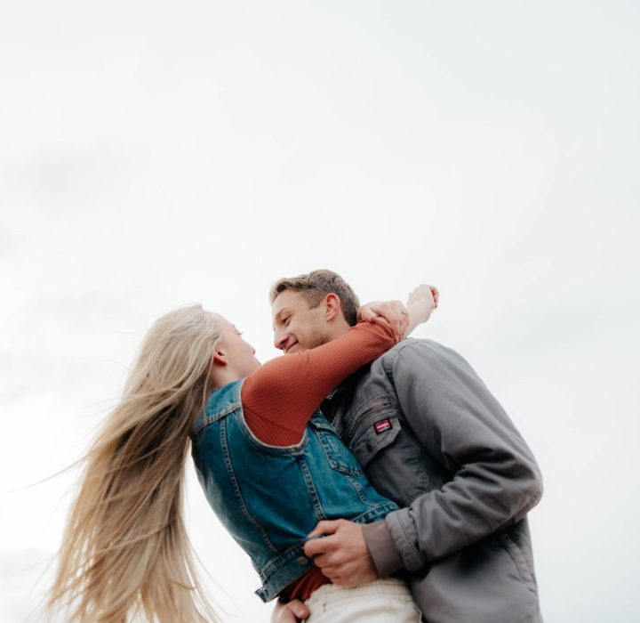 Endearing Springtime Engagement Session in Wyoming