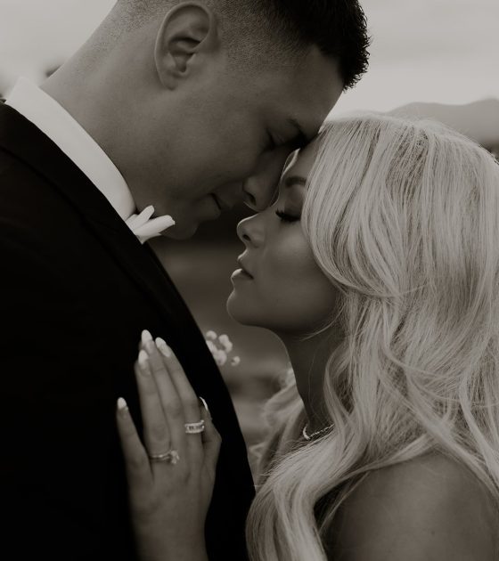 Timeless Black and White New Mexico Nuptials