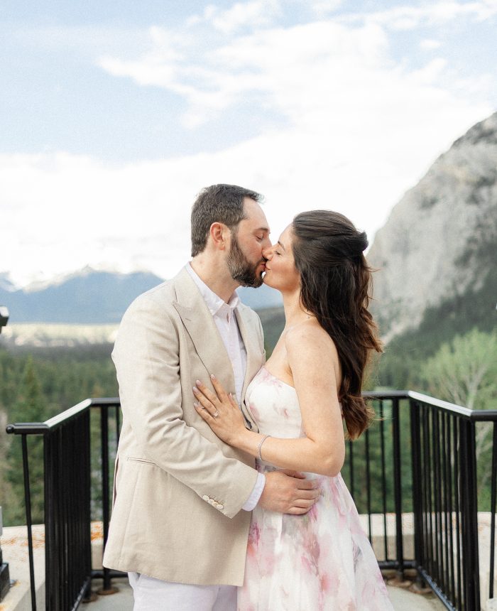 Sweet and Intimate Alberta Engagement Session