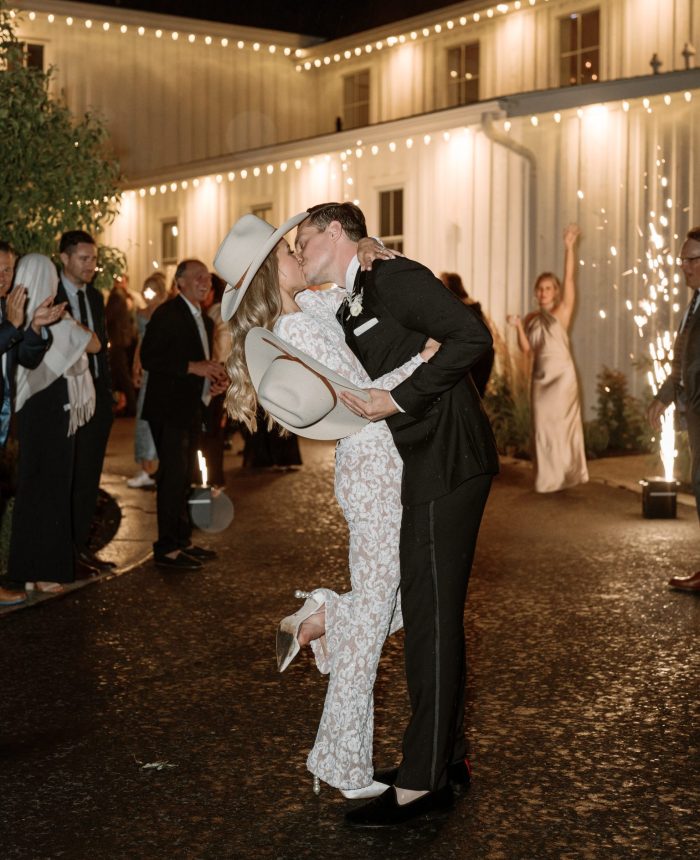 Chic White and Soft Pink Floral Filled Wedding in Utah
