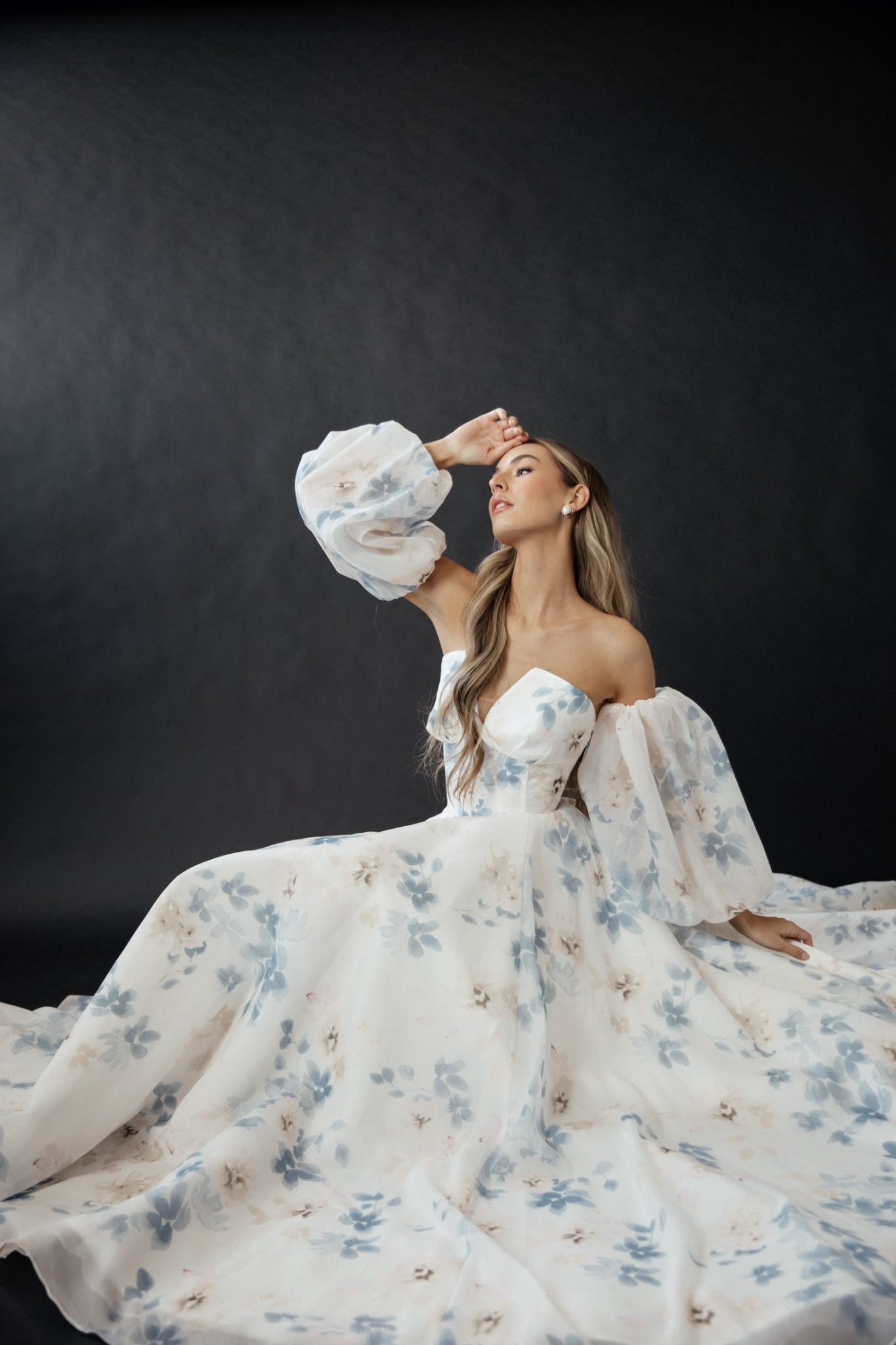 Classic Anne Barge and Blue Willow bridal gown at Frankie Jane Bridal