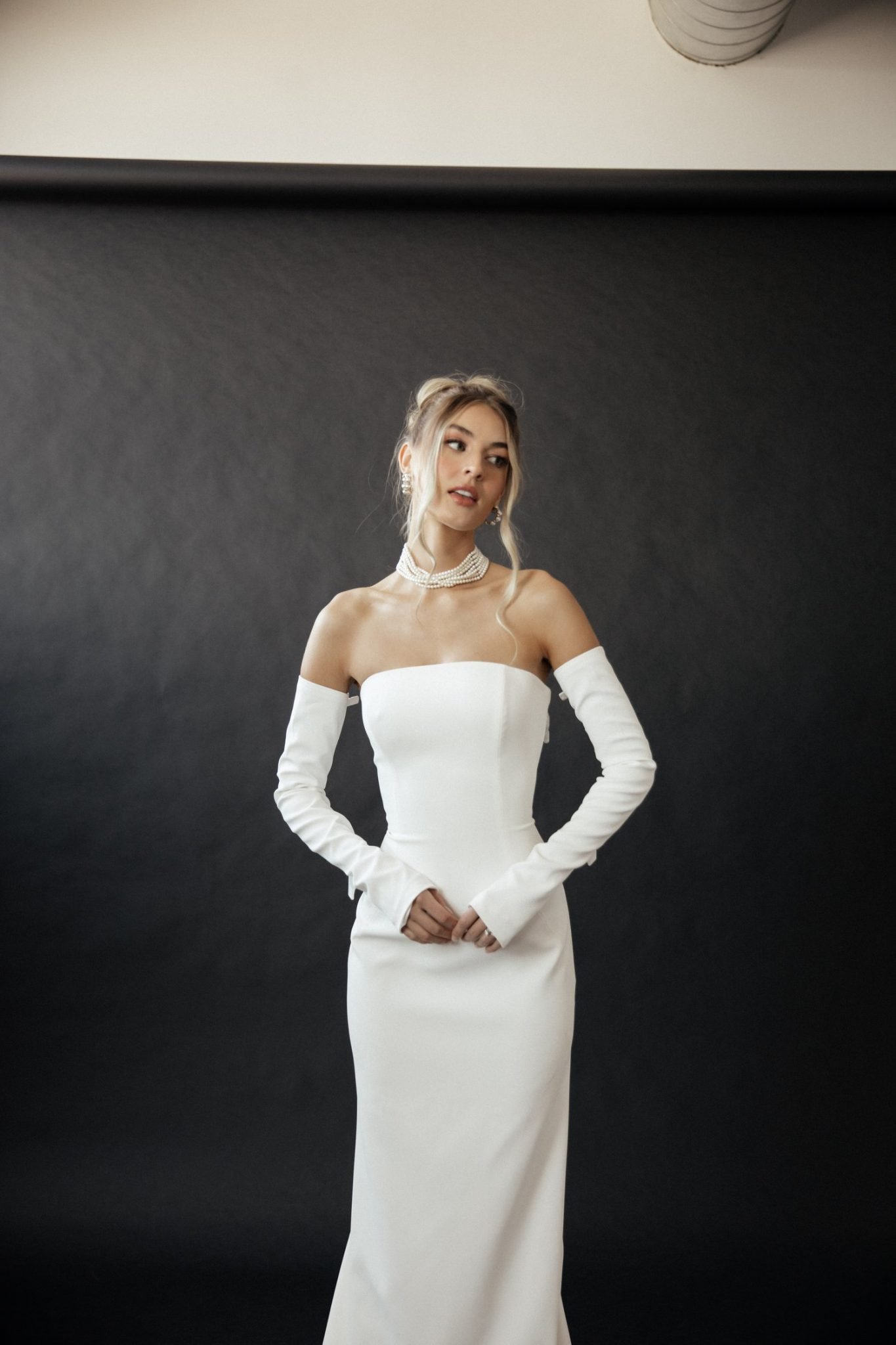 Couture bridal gown from Ines Di Santo’s collection at Frankie Jane Bridal