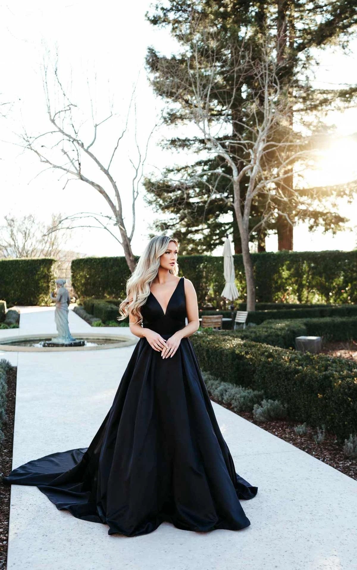 black dress for wedding LACIE Black Wedding Dress
