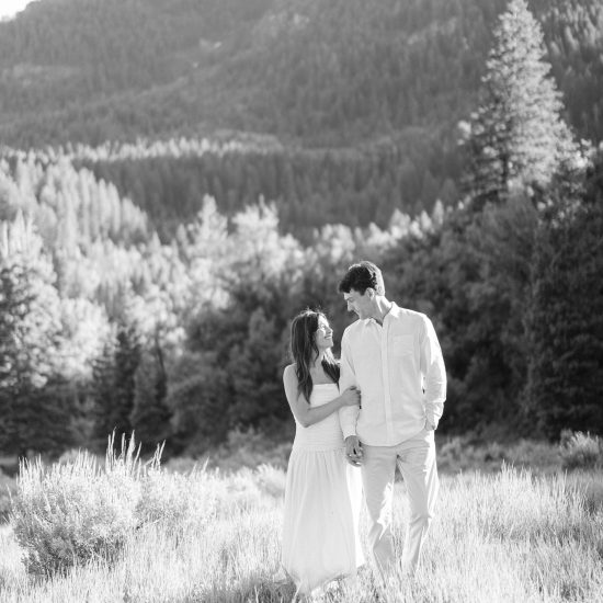 Blissful Engagement Session in a Park City Meadow