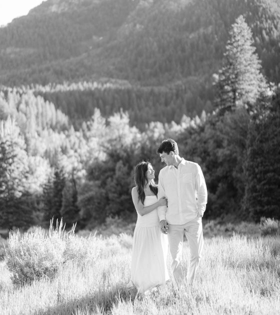 Blissful Engagement Session in a Park City Meadow