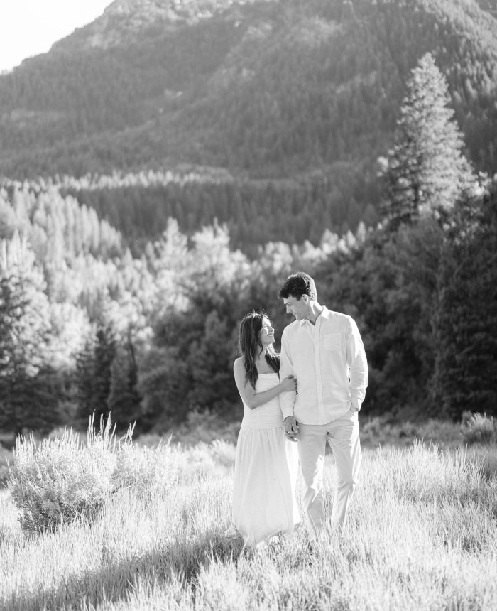 Blissful Engagement Session in a Park City Meadow