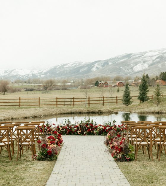 Magical Springtime Snowy Nuptials in Midway