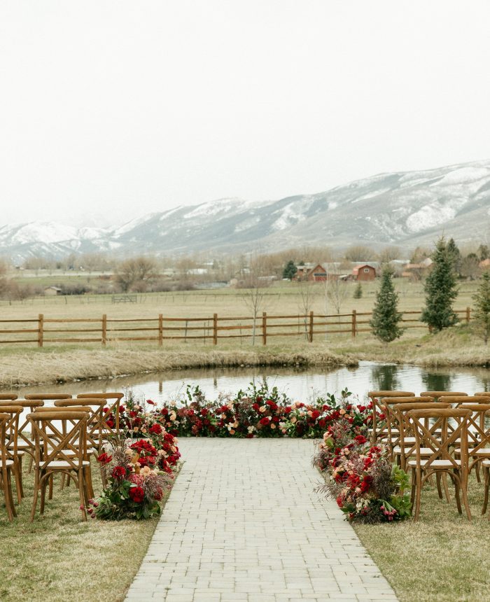 Magical Springtime Snowy Nuptials in Midway