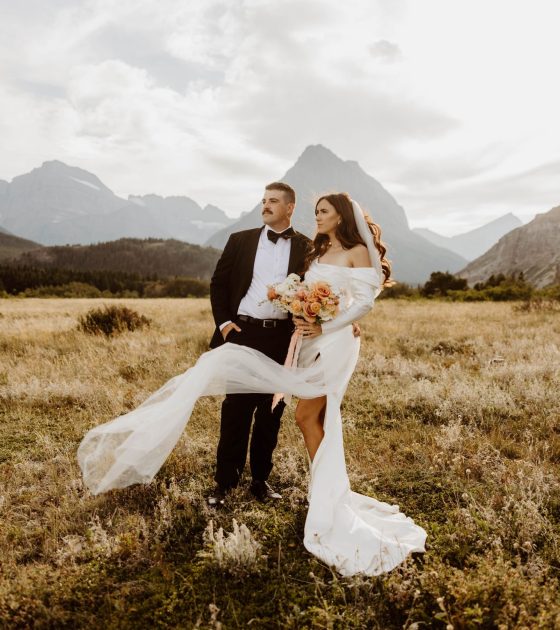 Elegant and Romantic Bridals with Stunning Montana Views