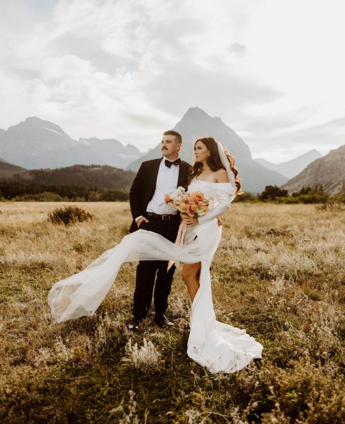 Elegant and Romantic Bridals with Stunning Montana Views