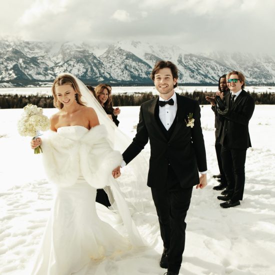 Intimate Snow-Covered Wyoming Elopement
