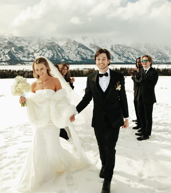 Intimate Snow-Covered Wyoming Elopement