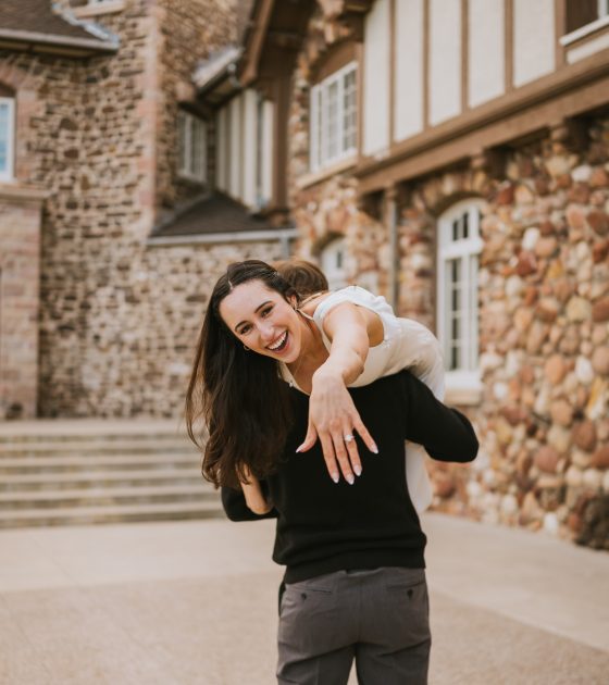 Cute Autumn Colorado Engagements