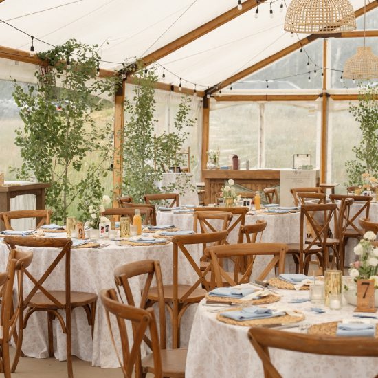 Pretty Summer Wedding with Elegant Pastels and Rattan Accents