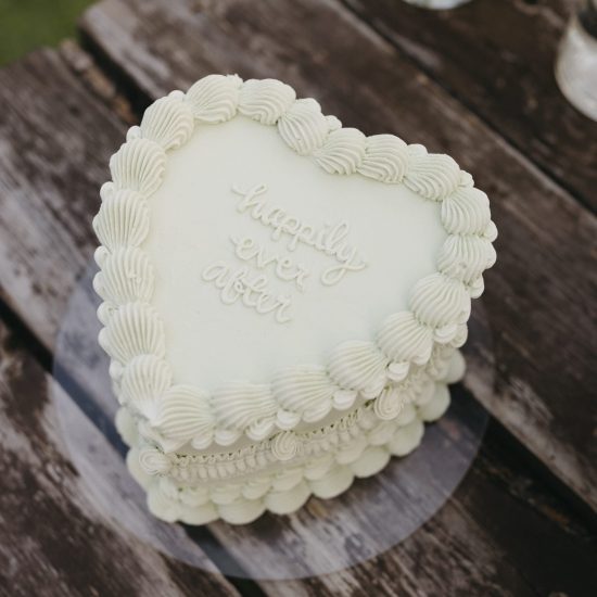 Refined White and Soft Light Blue Outside Wedding in Calgary