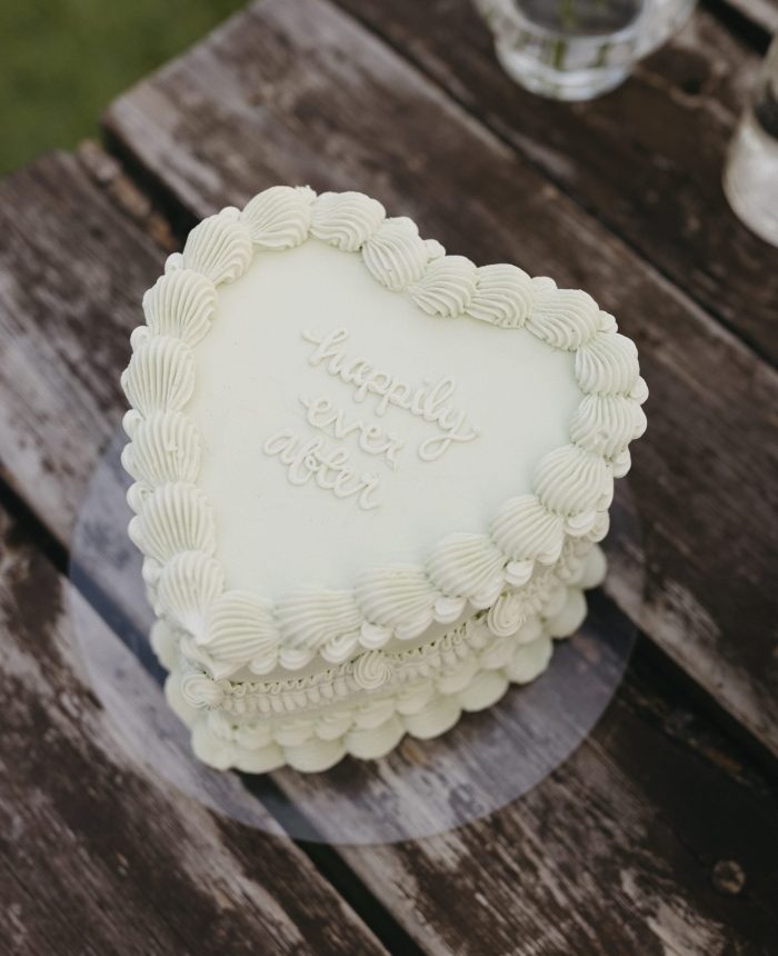 Refined White and Soft Light Blue Outside Wedding in Calgary