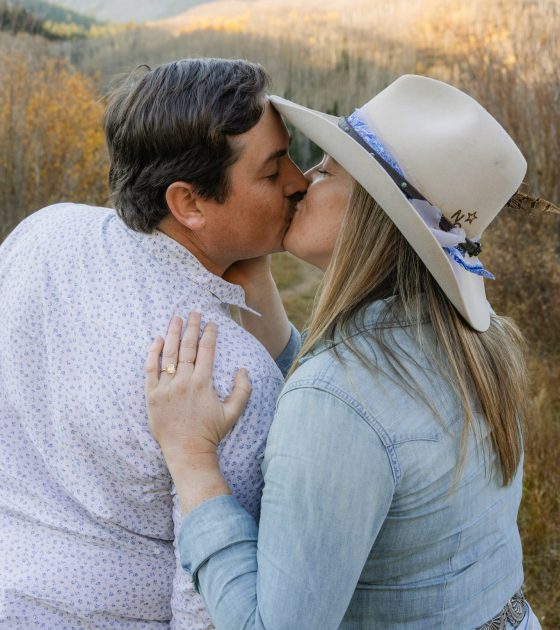 Adventurous Aspen Engagement Session