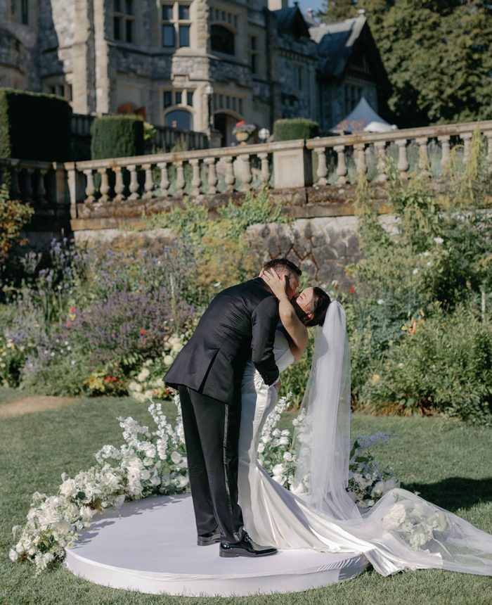 Timeless Blue and White Wedding at Hatley Castle