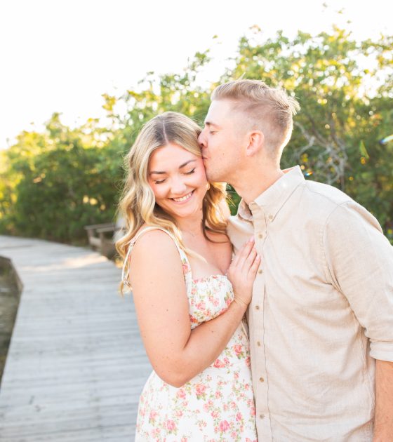 Scenic Sunlit Proposal at a Utah Resort