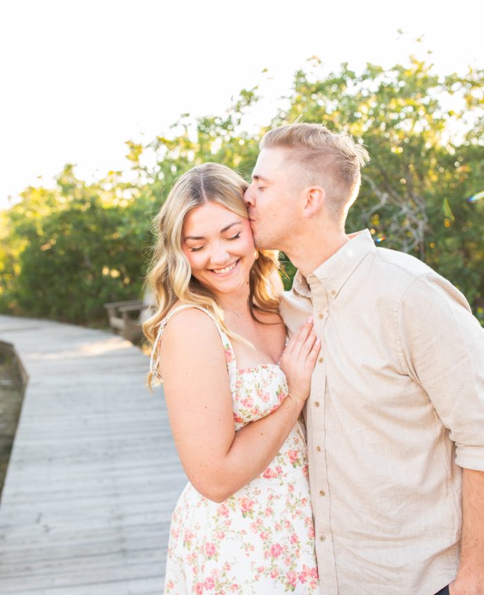 Scenic Sunlit Proposal at a Utah Resort