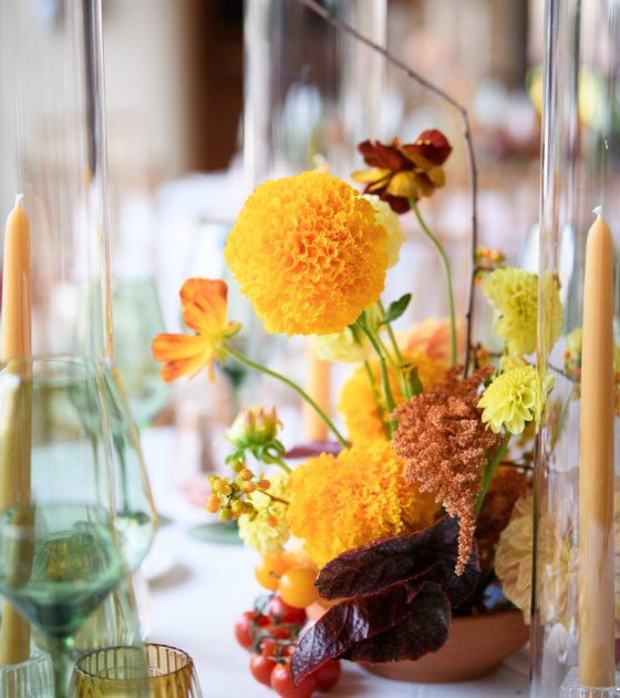 New Mexico Wedding with Bold Summer Blooms