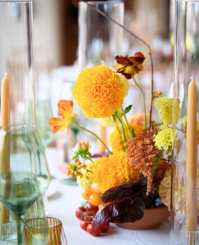 New Mexico Wedding with Bold Summer Blooms