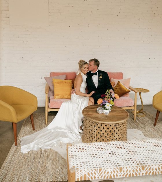 Stylish Modern Denver Wedding with a Retro Twist