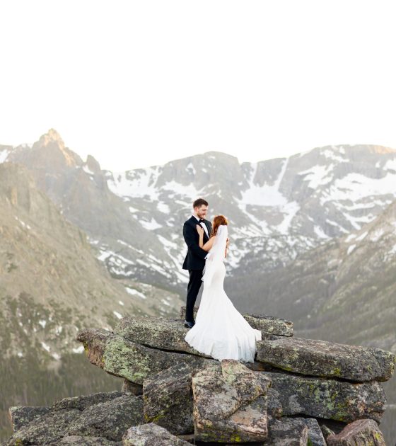 Breathtaking Estes Park Wedding Bursting with Colorful Florals