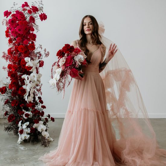Bold and Blush Contemporary Wedding Design